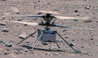 Можна побачити пил на роторах: марсохід на Червоній планеті сфотографував дрон Ingenuity
