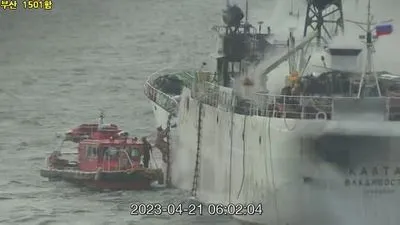 Пожежа на російському рибальському судні в Японському морі забрала життя 4 людей
