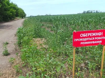В Украине заминировано 470 тыс. га земель сельскохозяйственного назначения - на разминирование может уйти 20 лет
