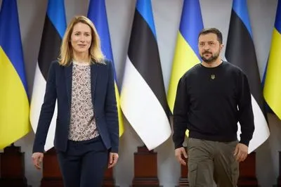 Україна потрібна в НАТО та ЄС задля миру: Зеленський та прем’єр Естонії підписали декларацію