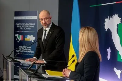 Україна очікує від італійського агентства підтримки в 1 млрд євро для відновлення