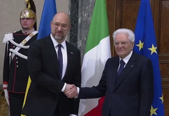 Шмигаль зустрівся з президентом Італії: обговорили співпрацю у фінансовій та оборонній сферах