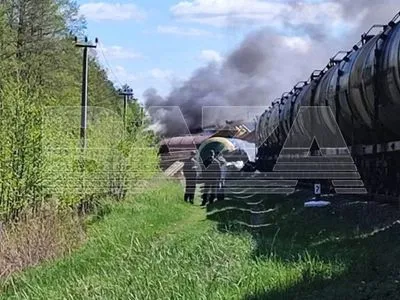 У брянській області рф з рейок зійшов вантажний потяг з пальним - ЗМІ