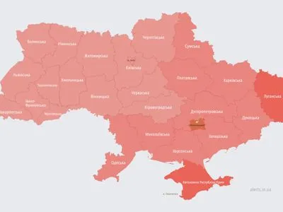 В Україні оголошена масштабна повітряна тривога