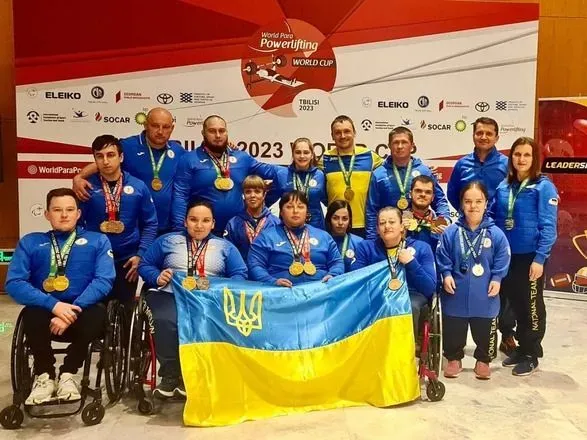 Україна здобула 28 нагород з парапауерліфтингу на Кубку світу