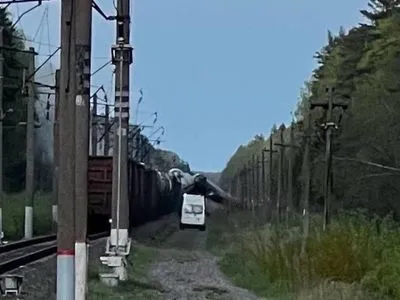 На брянщині підірвали залізничні колії: перекинулось понад 20 вагонів вантажного поїзда