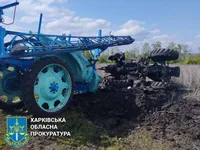 На Харьковщине тракторист подорвался на мине на Харьковщине
