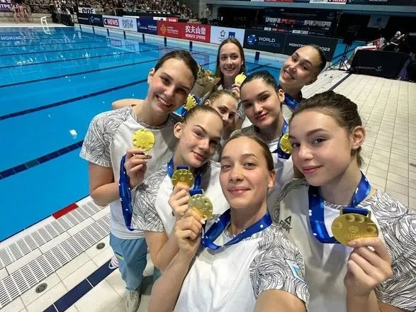 Украинские синхронистки завоевали "золото" на втором этапе Кубка мира по артистическому плаванию
