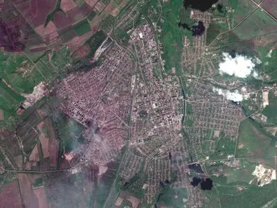 Maxar опублікували нові супутникові знімки з Бахмуту