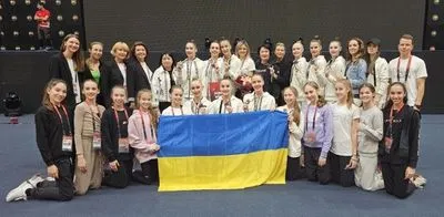 Украинские гимнастки завоевали "серебро" ЧЕ в командном первенстве