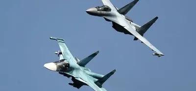 Українські сили ППО збили російський літак Су-35