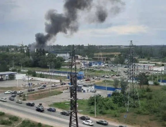 В российском воронеже пожар в районе электростанции: в некоторых районах города пропали вода и свет