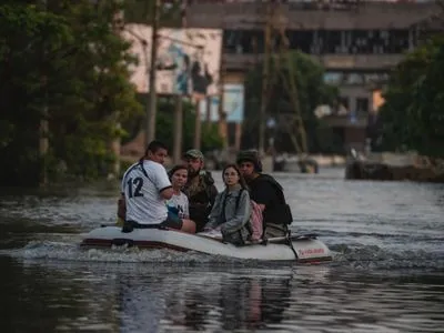 В Херсонской области эвакуированы более 1,8 тысячи человек: МВД показало фото