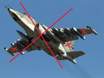 Українські захисники знищили російський штурмовик Су-25