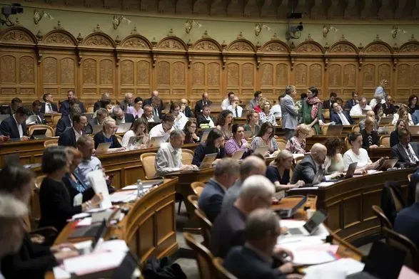 Нижня палата парламенту Швейцарії заблокувала план підтримки України у розмірі 5 мільярдів франків на найближчі 5-10 років