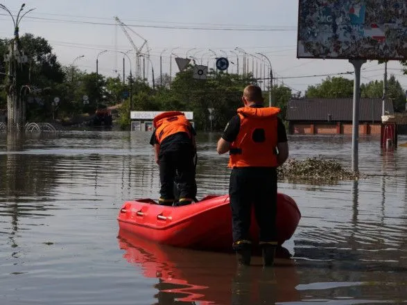 В Херсонской области затопление идет на спад: на утро уровень воды снизился до 5,38 метра