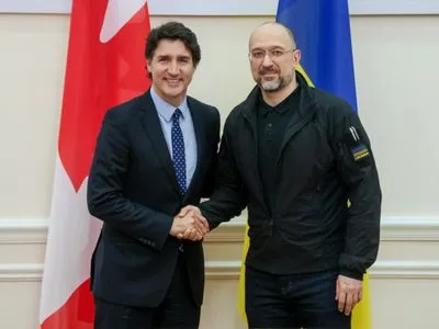 Шмыгаль встретился с Трюдо: Канада будет бок о бок с Украиной во время всех вызовов войны и поможет в восстановлении