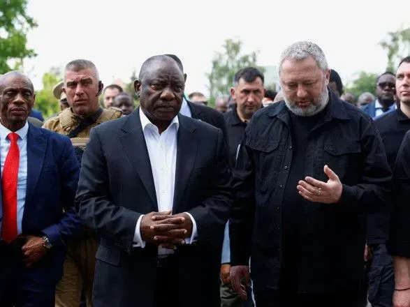 Из-за обстрела Киева африканская делегация была вынуждена укрыться в бомбоубежище
