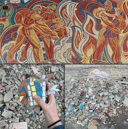 В Киеве на ВДНХ уничтожили уникальную мозаику - в Минкульте отреагировали