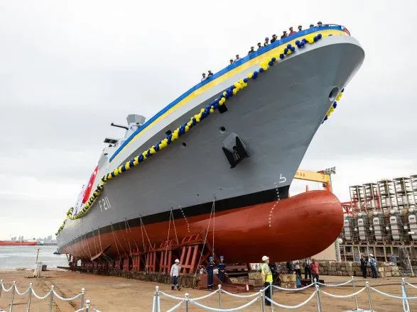 Командующий украинского флота рассказал о ходе строительства корвета "Гетман Иван Мазепа"