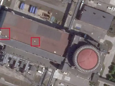На даху одного з енергоблоків Запорізької АЕС з’явились нові об’єкти – супутникові знімки