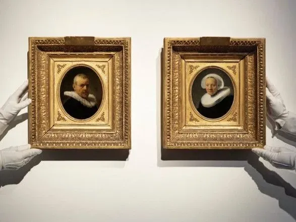 Два унікальні портрети пензля Рембрандта продали з молотка за 14 млн доларів
