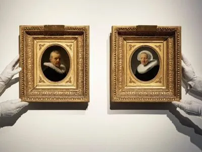 Два унікальні портрети пензля Рембрандта продали з молотка за 14 млн доларів