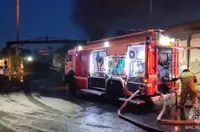 В российском екатеринбурге вспыхнул масштабный пожар