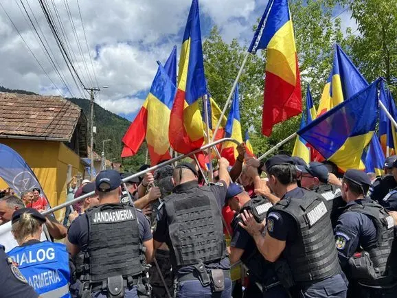Румынские националисты пытались сорвать выступление Орбана в Бухаресте