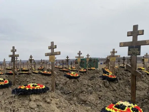 На кладбище в оккупированном Симферополе растет количество могил военных рф, погибших на войне в Украине