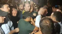 В Грузии задержали двух митингующих, которые выступали против прибытия российского лайнера с туристами
