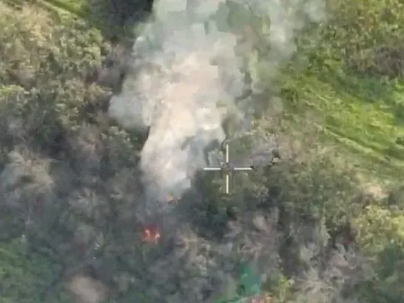 Сырский показал, как украинские военные уничтожили боекомплект россиян на Лиманском направлении