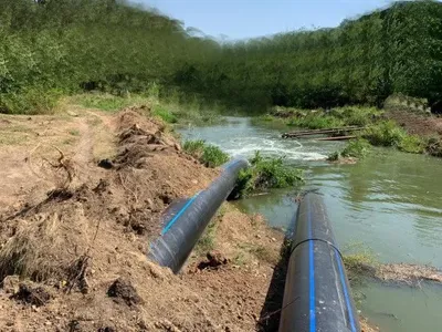 В Кривом Роге запустили нитку водопровода, качающего воду в водохранилище "Южное"
