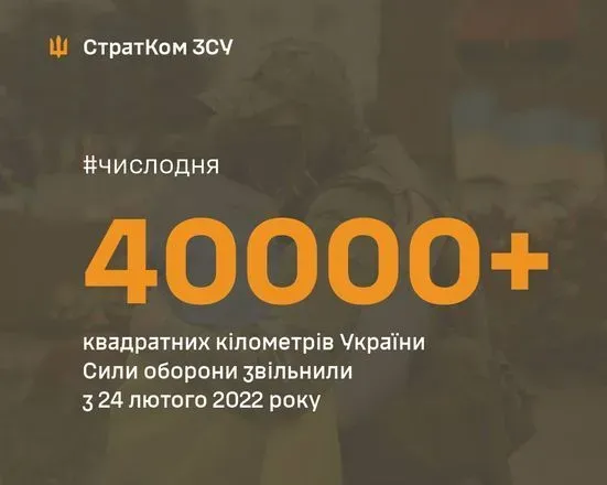 Больше территории Молдовы: ВСУ освободили более 40 000 квадратных километров Украины, оккупированных после 24 февраля