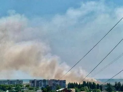У Бердянську "бавовна": повідомляють про велику пожежу