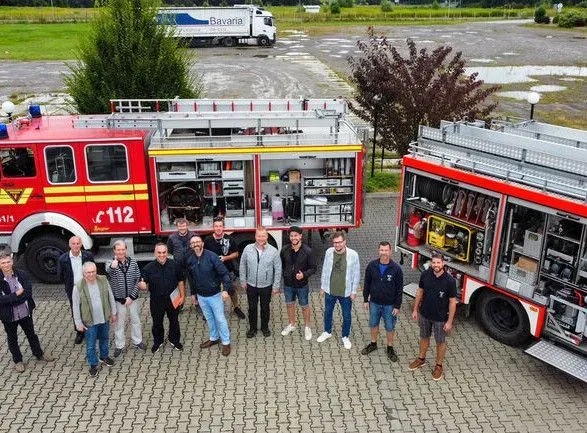 Немецкий город передал Украине три пожарные машины