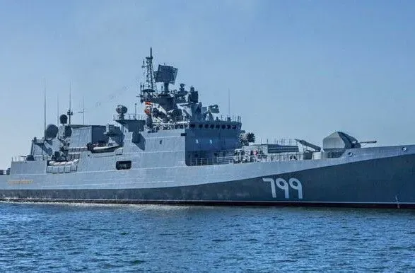 Оккупанты вывели в Черное море фрегат "Адмирал Макаров" на боевое дежурство