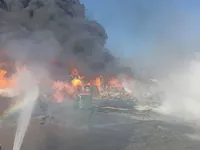 У новоросійську в рф палає вантажний термінал