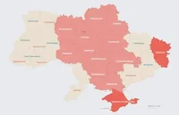 На частині України оголосили повітряну тривогу, ПС ЗСУ попереджає про імовірні пуски "Калібрів"