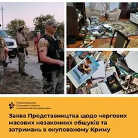 У Зеленского осудили обыски и незаконные задержания оккупантами крымских татар