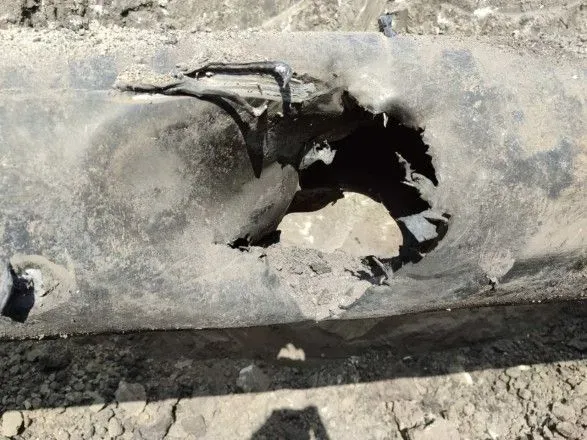 Российский снаряд нашли в газопроводе высокого давления на Николаевщине
