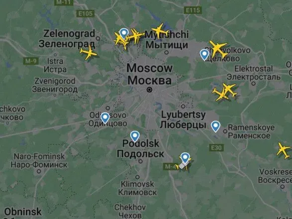В москве снова объявлен "Ковер": аэропорты закрыты на влет и вылет
