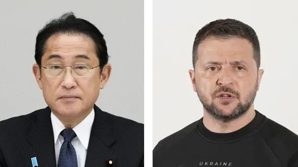 Зеленський переговорив з прем'єром Японії: Кісіда запевнив у підтримці і засудив атаки рф