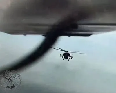 "Криворукі якісь…" - в ГУР показали погоню ворожих вертольотів за нашим БпЛА