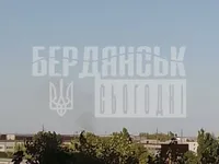 В оккупированном Бердянске "хлопок": в городе поднимается дым