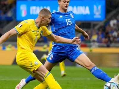 Збірна України мінімально програла Італії у кваліфікації Євро-2024