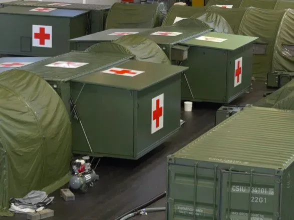 Rheinmetall передал Украине мобильный полевой госпиталь