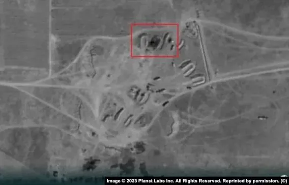 Ночной взрыв в Евпатории: появился спутниковый снимок на котором видно, как отработали дроны по российской ПВО