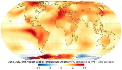 Лето 2023 года стало самым жарким за всю историю наблюдений - NASA опубликовало тревожную статистику
