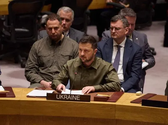 Зеленський на засіданні Радбезу ООН представив план припинення війни в Україні